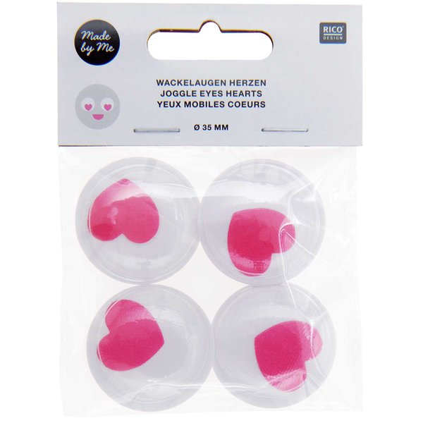 Wackelaugen Groß - Herzen